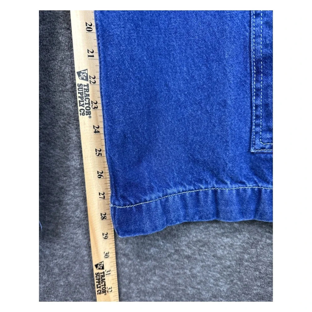 BDG Urban Outfitters Presley Wide Leg Cargo‎ Blue Jeans Size 24 Flare Baggy Y2K